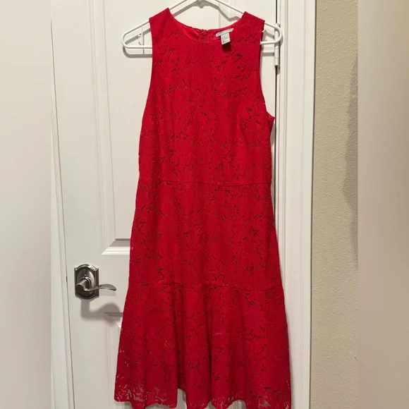 h&m dresses red Red Satin A-line Off Shoulder Sweet Heart Short Homecoming Dresses, HM1021 main image 1